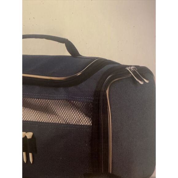 Claybrooke Golf Shoe Bag New Open Box Blue Includes Brush, Divot, Tees - Picture 4 of 8